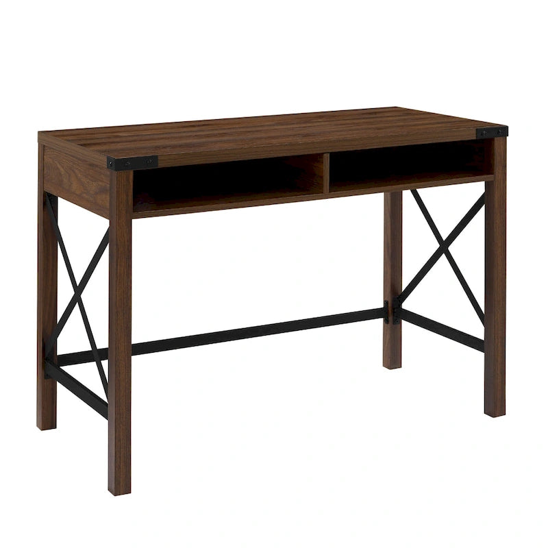 42-inch Metal X Farmhouse Desk