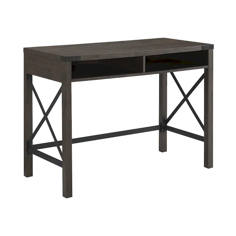 42-inch Metal X Farmhouse Desk