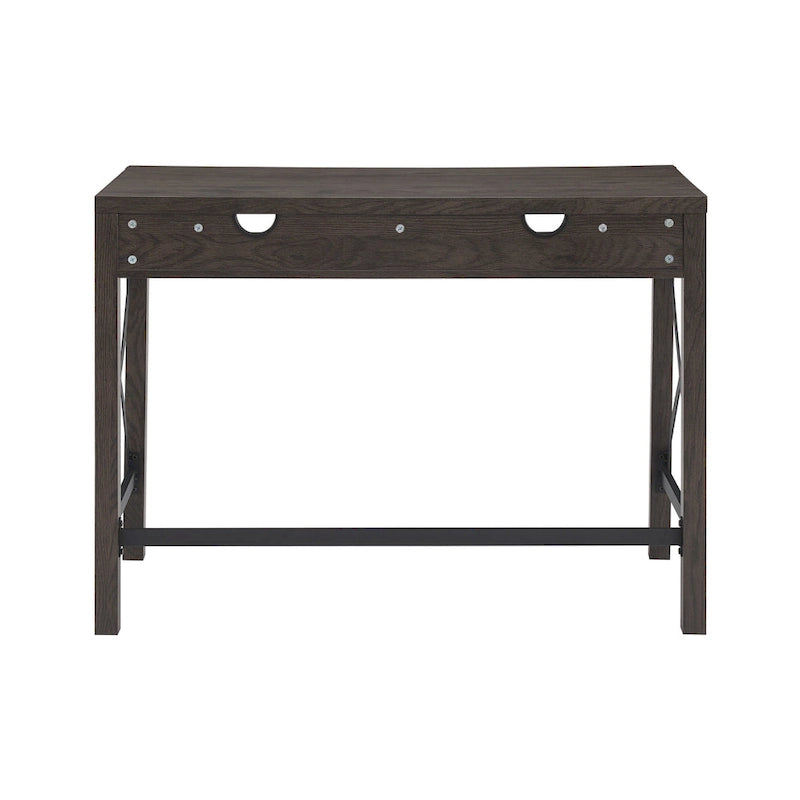 42-inch Metal X Farmhouse Desk