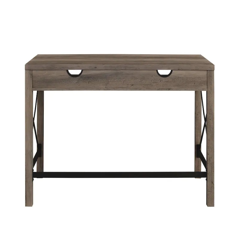42-inch Metal X Farmhouse Desk
