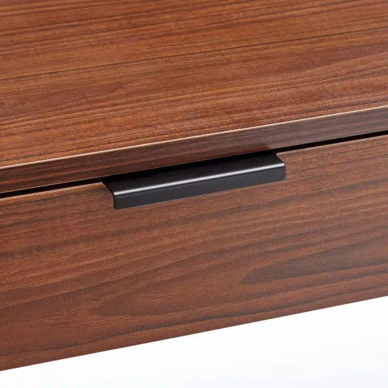 Compact Writing Desk with Storage for Home Office and Study