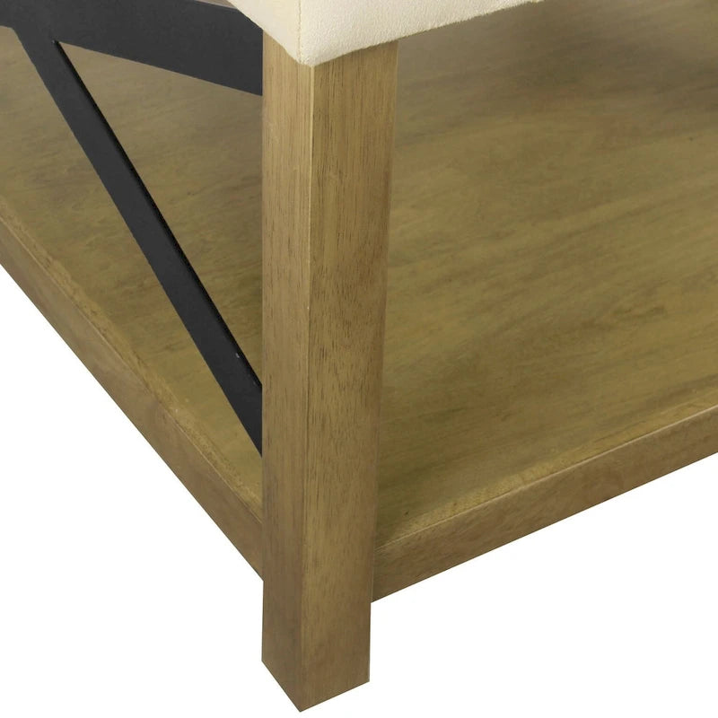Tufted Top square cocktail Ottoman