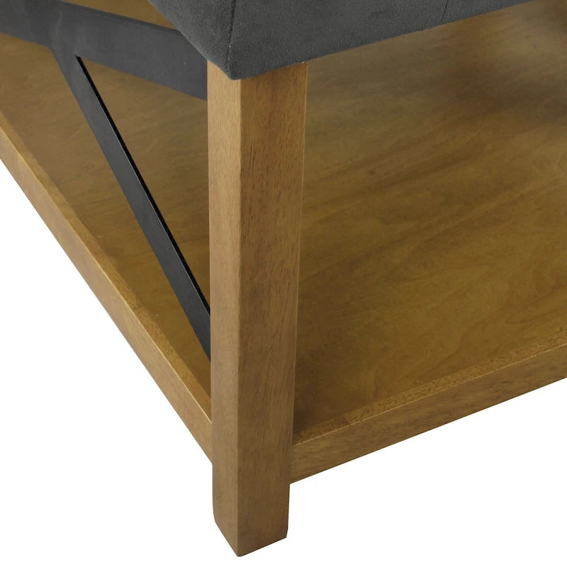 Tufted Top square cocktail Ottoman