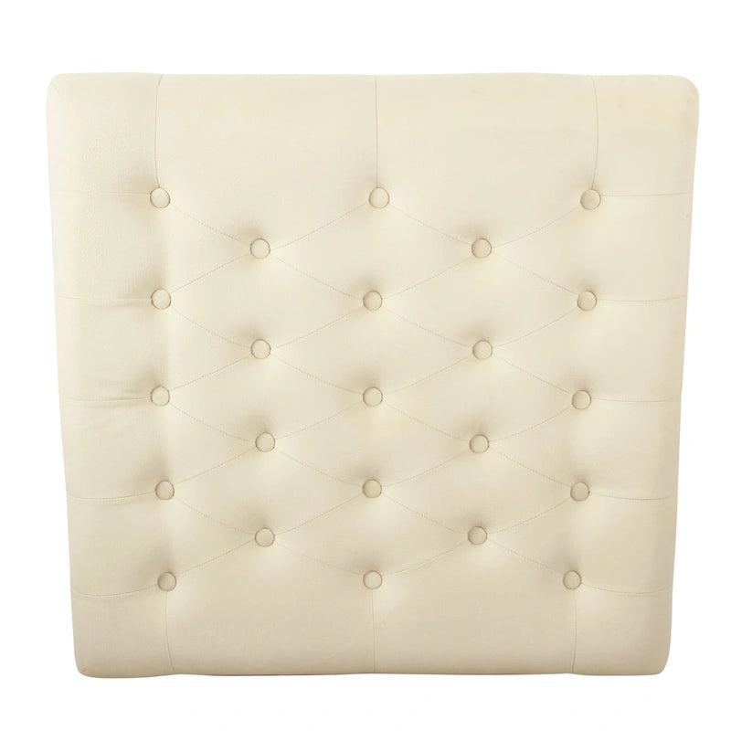 Tufted Top square cocktail Ottoman