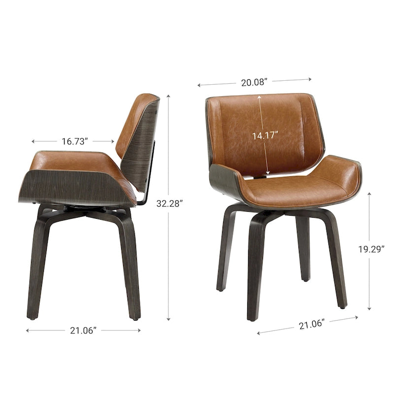 Mid-century Modern Swivel Accent Chair