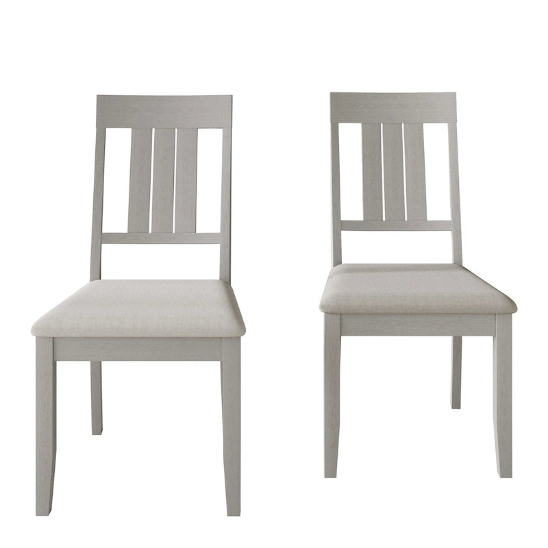 Classic Wooden Dining Chairs (Set of 2) - N/A