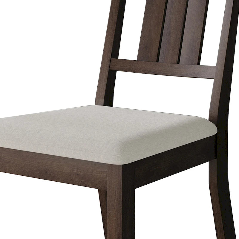 Classic Wooden Dining Chairs (Set of 2) - N/A