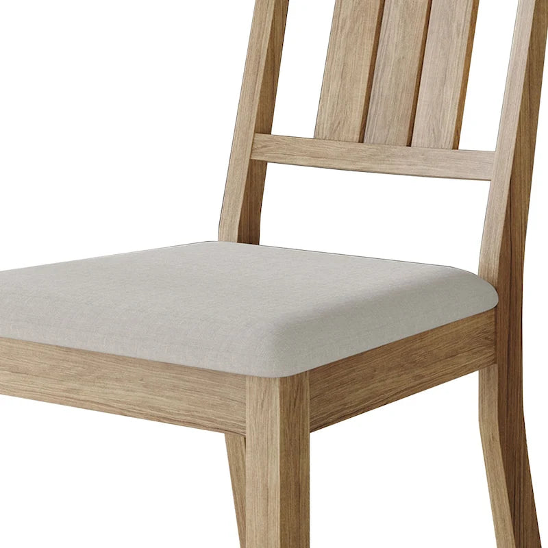 Classic Wooden Dining Chairs (Set of 2) - N/A