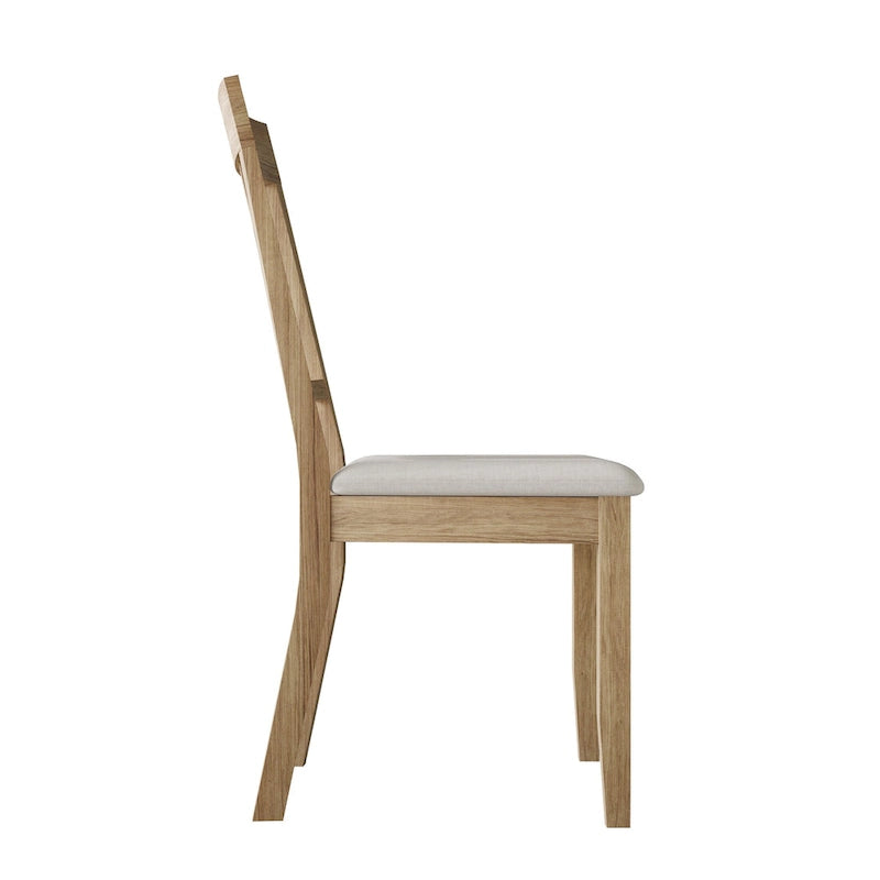 Classic Wooden Dining Chairs (Set of 2) - N/A
