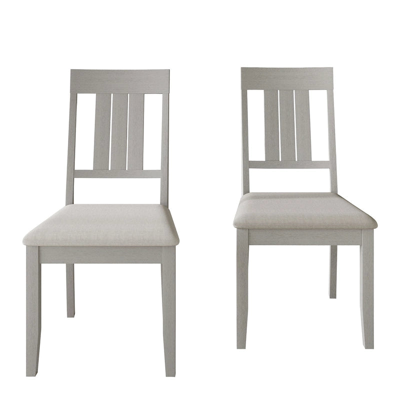 Classic Wooden Dining Chairs (Set of 2) - N/A