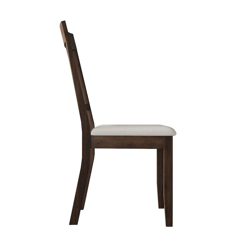 Classic Wooden Dining Chairs (Set of 2) - N/A