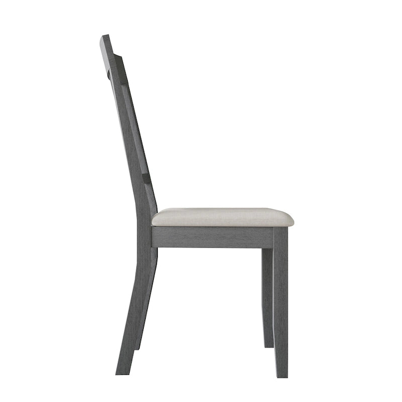 Classic Wooden Dining Chairs (Set of 2) - N/A