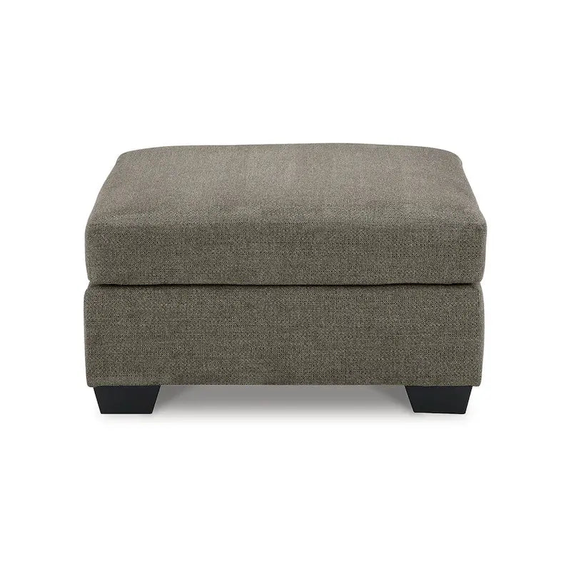Upholstered Round Accent Ottoman Footrest for Living Room and Bedroom