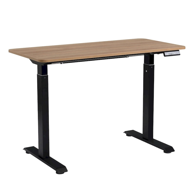 Electric Height-Adjustable Standing Desk for Home Office with Spacious Work Surface