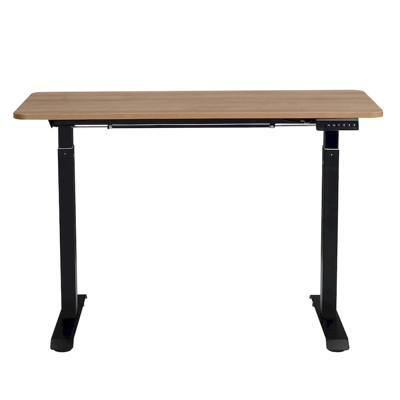 Electric Height-Adjustable Standing Desk for Home Office with Spacious Work Surface