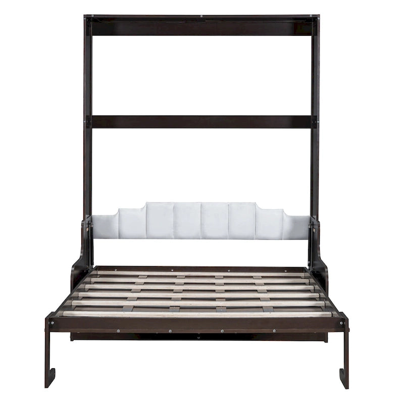 Queen Size Murphy Bed Wall Bed with Cushion