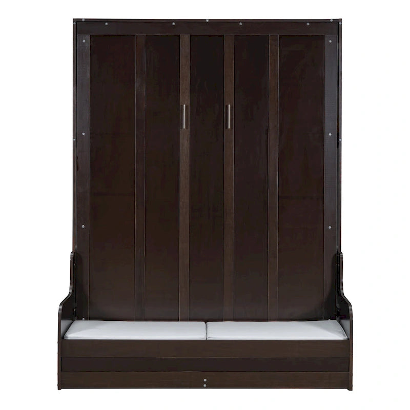 Queen Size Murphy Bed Wall Bed with Cushion