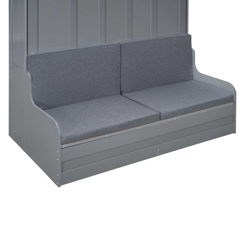 Queen Size Murphy Bed Wall Bed with Cushion