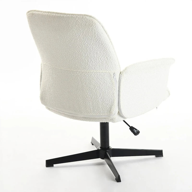 Upholstered Accent Chair Swivel Side Chair with Armrest