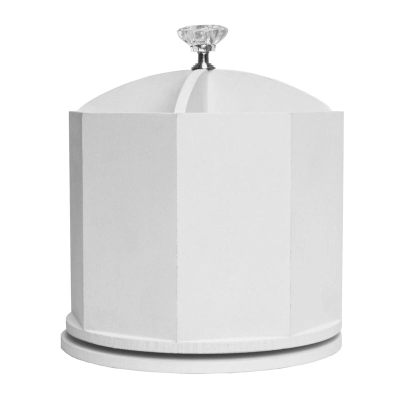 Swiveling Stationery Organizer - White