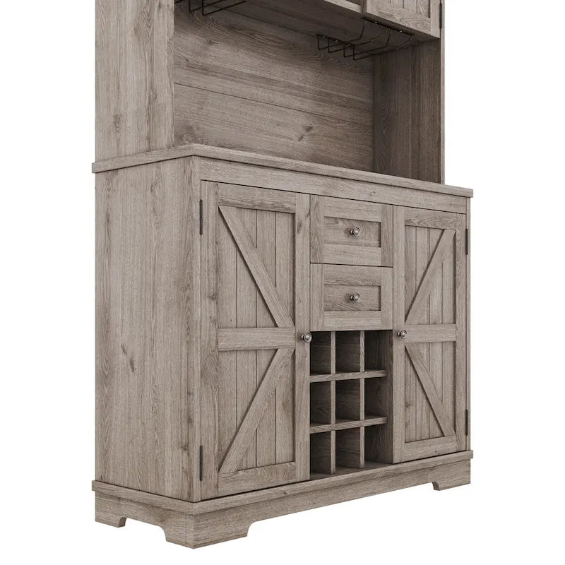 Coffee Bar Cabinet Kitchen Cabinet with Storage,Wine Cabinet with Drawers shelves and cabinets,Buffet Wine & Glass Racks